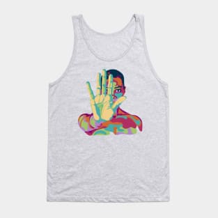 Talk To The Hand Tank Top